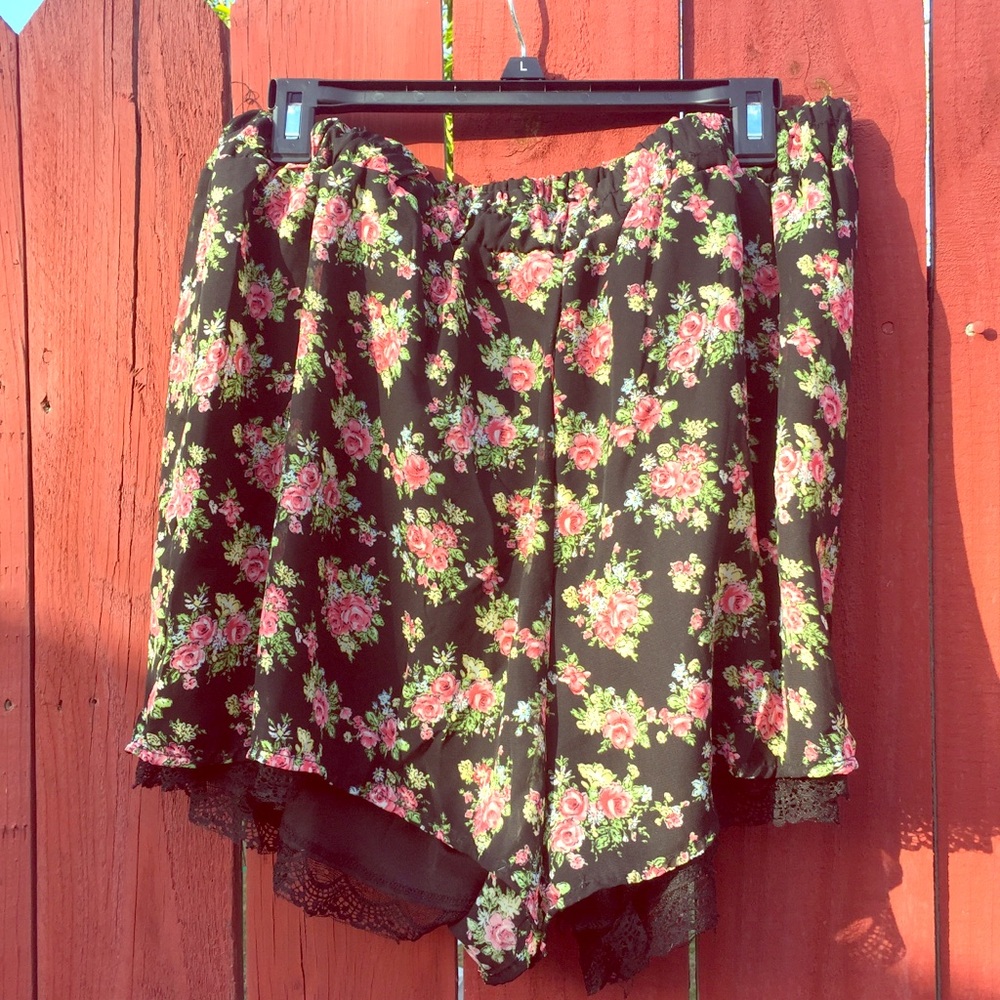 Floral shorts